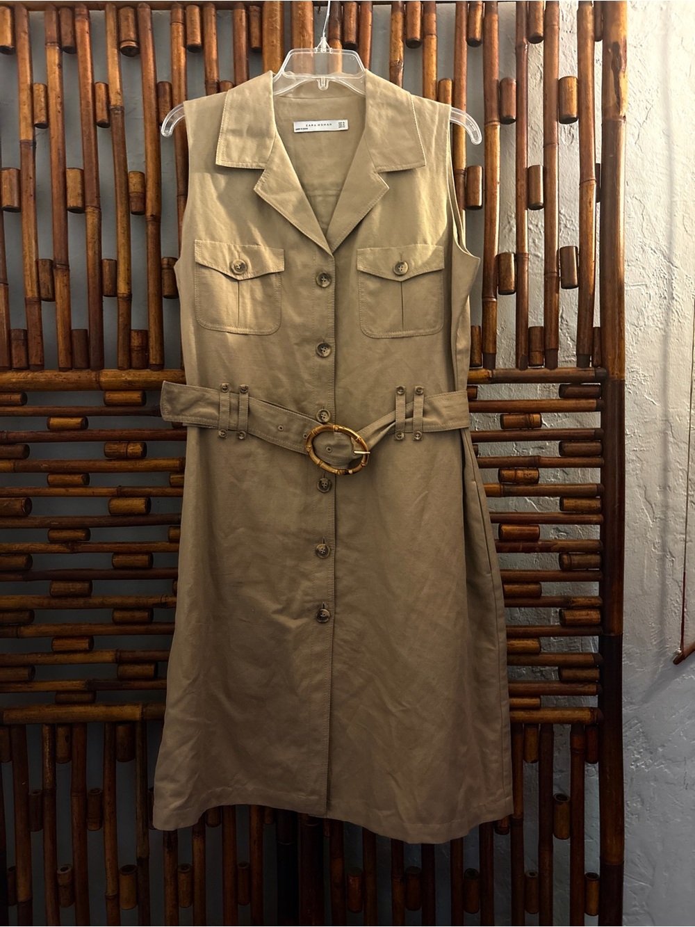 SZ XL Zara Women linen dress